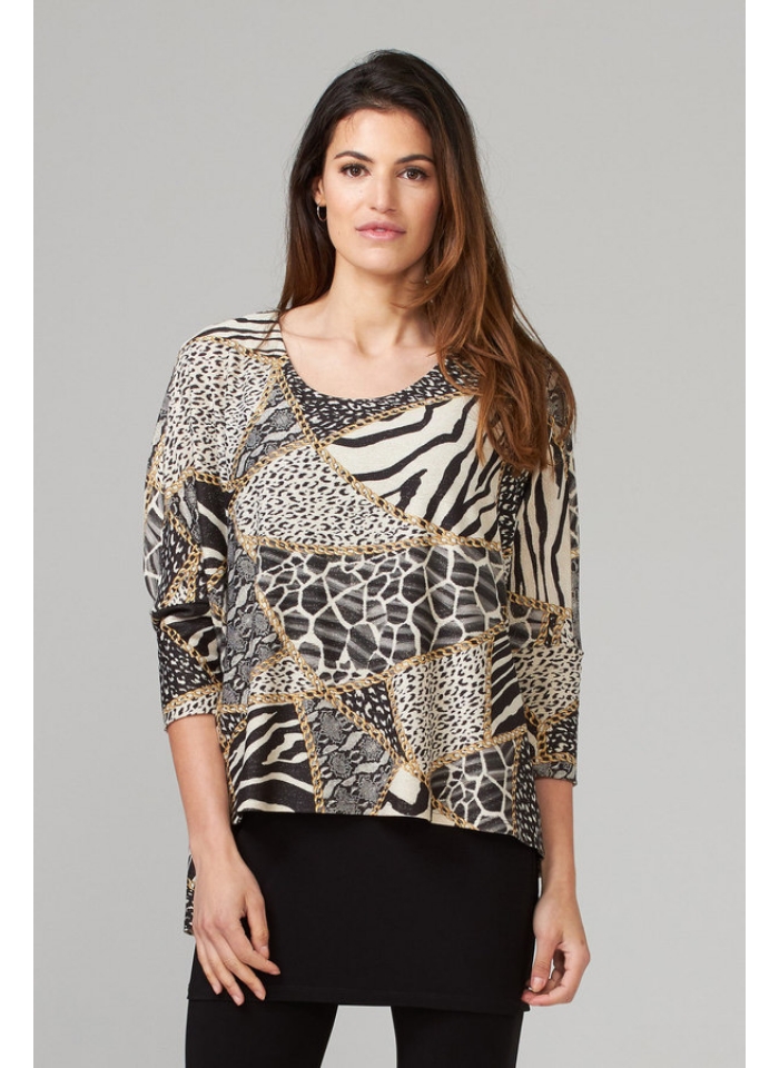 Joseph Ribkoff, Tunika w zwierzęcy motyw