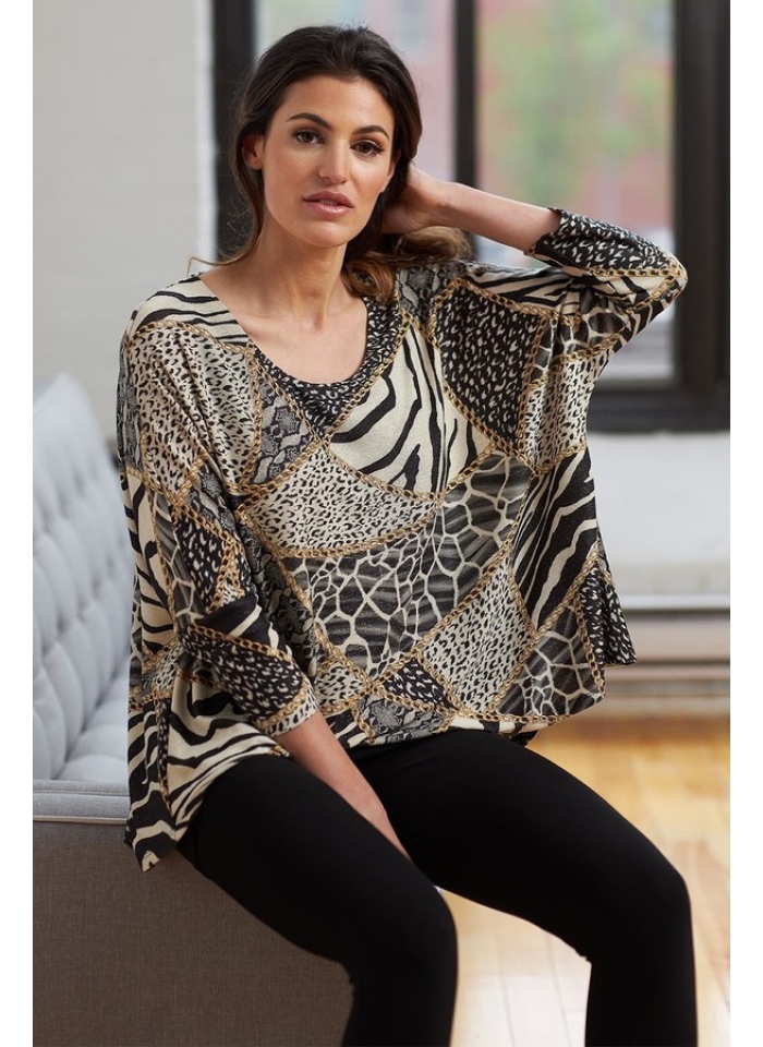 Joseph Ribkoff, Tunika w zwierzęcy motyw