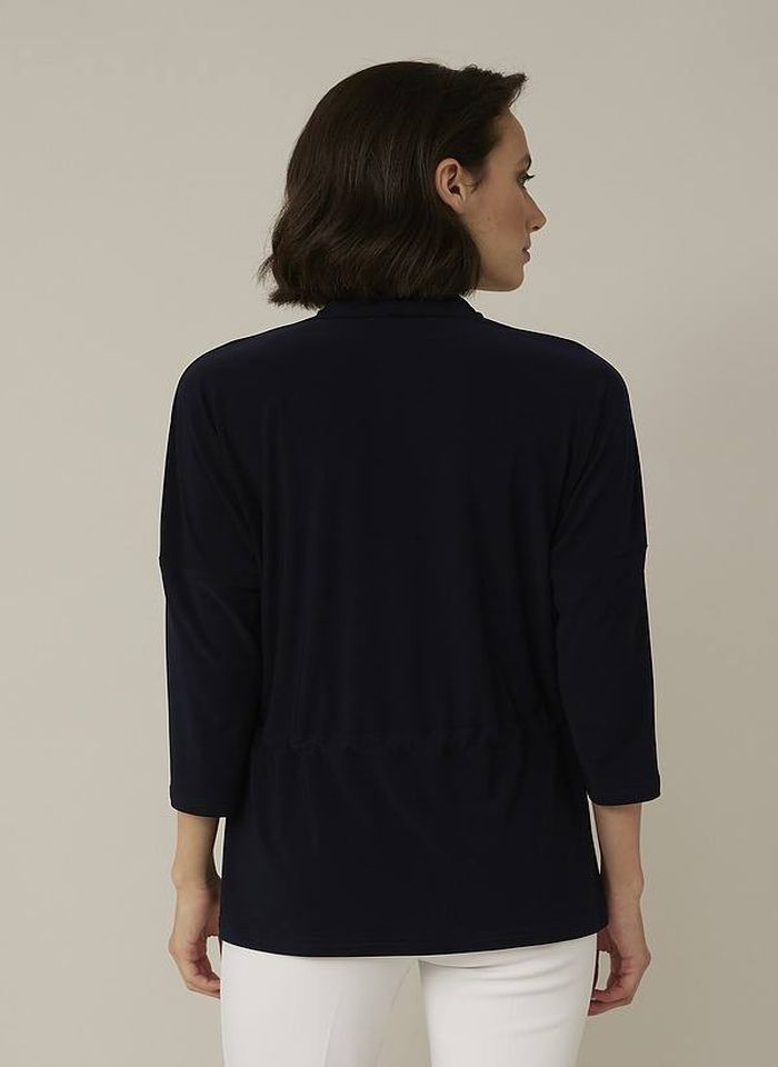 Joseph Ribkoff, Casualowa bluzka z troczkami w pasie