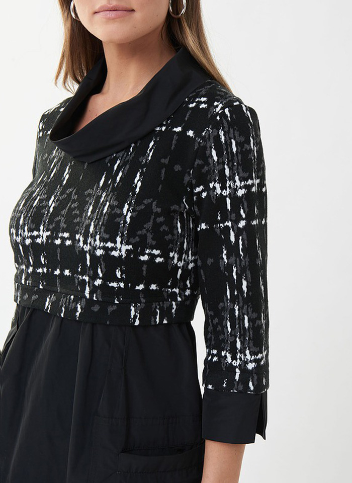 Joseph Ribkoff, Sukienka w kratę.