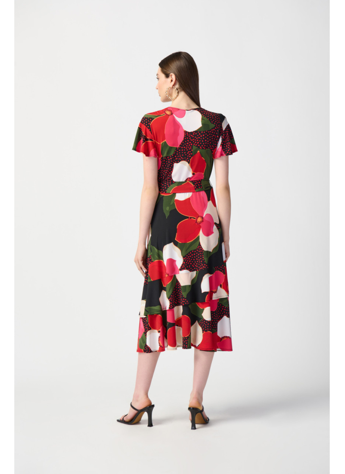 Joseph Ribkoff 241285 letnia sukienka w kwiaty.