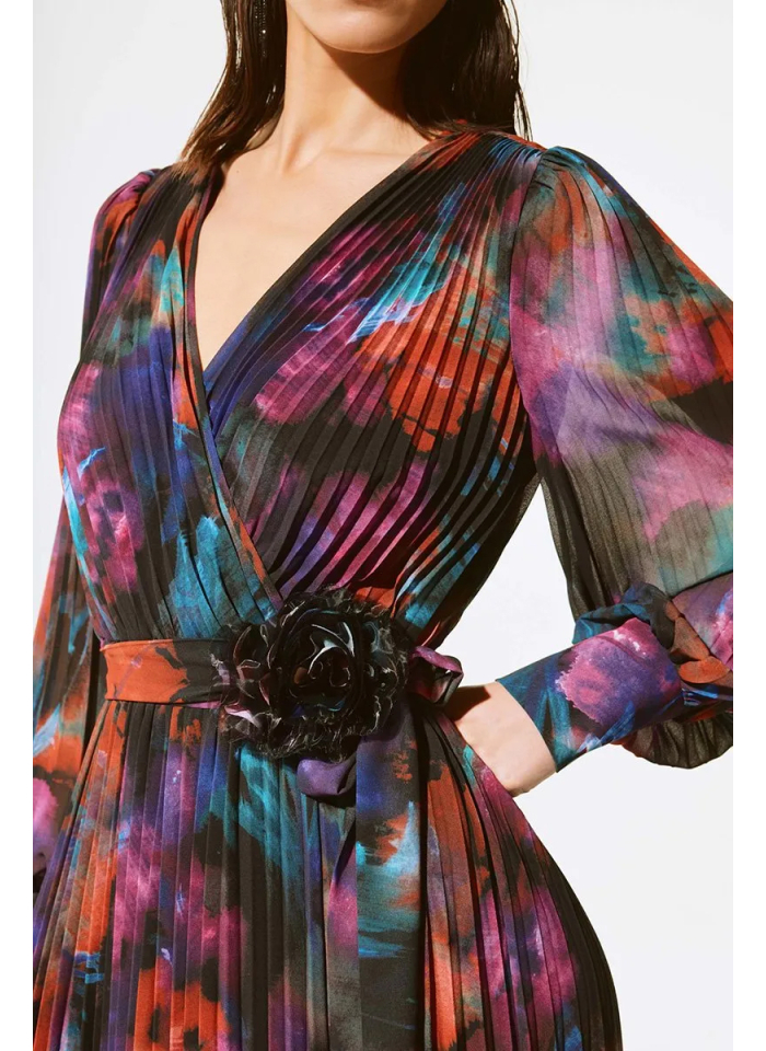 Joseph Ribkoff 243770 Elegancka, plisowana sukienka