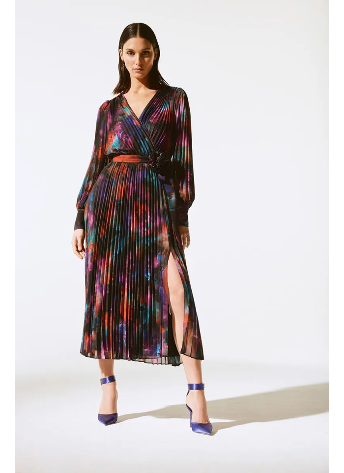 Joseph Ribkoff 243770 Elegancka, plisowana sukienka