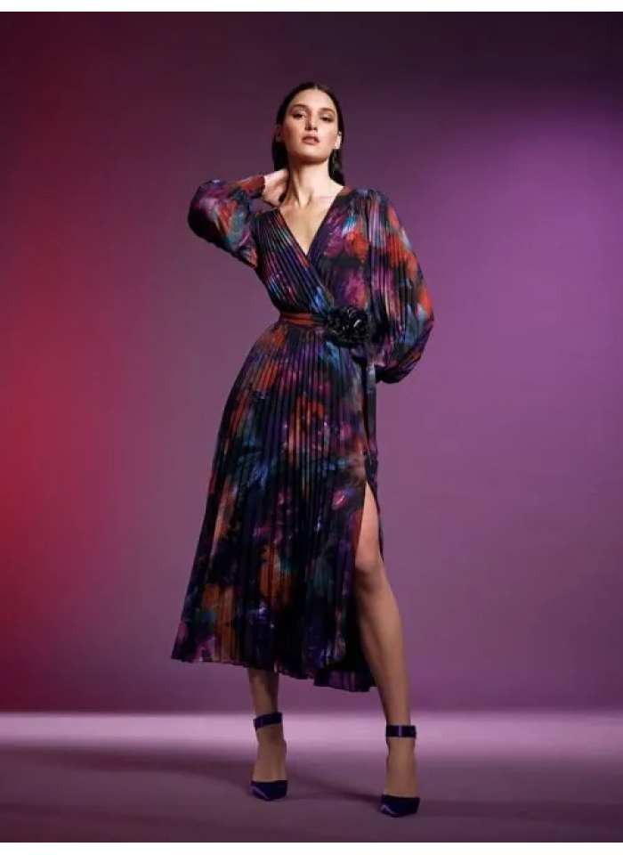 Joseph Ribkoff 243770 Elegancka, plisowana sukienka