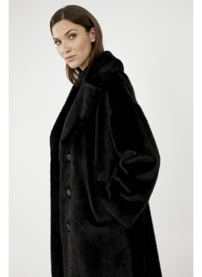 Joseph Ribkoff 243902 Sztuczne futerko z wykładanym kołnierzem 3 kolory