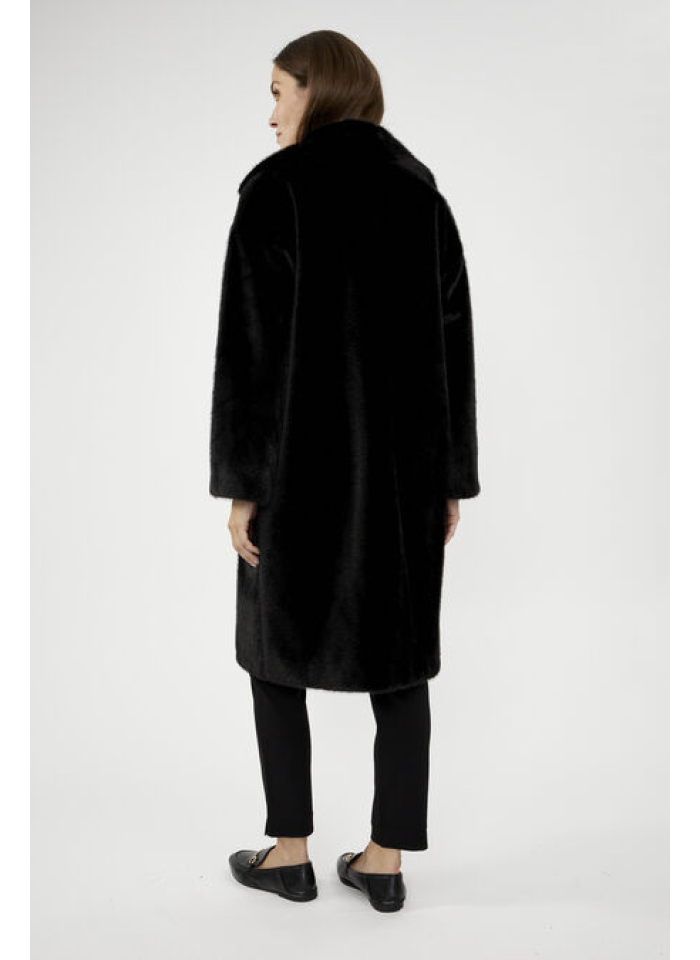 Joseph Ribkoff 243902 Sztuczne futerko z wykładanym kołnierzem 3 kolory