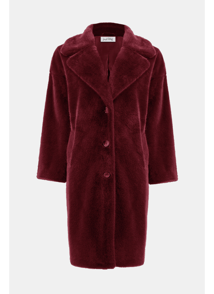 Joseph Ribkoff 243902 Sztuczne futerko z wykładanym kołnierzem 3 kolory