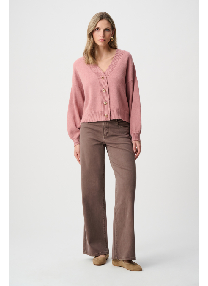 Joseph Ribkoff 251968 Spodnie jasno brązowe wide leg