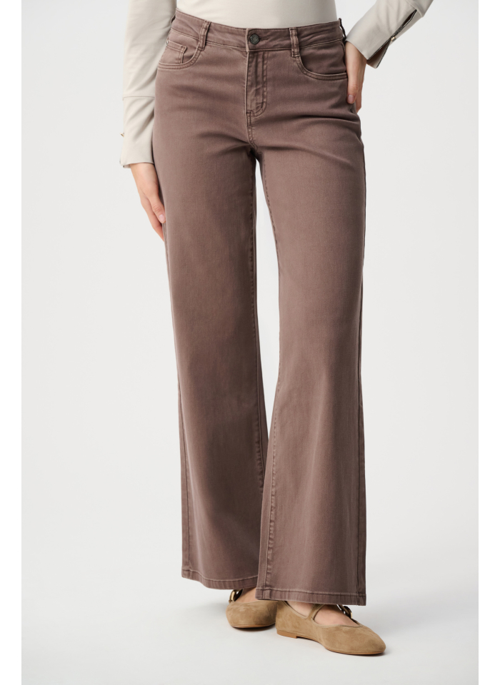 Joseph Ribkoff 251968 Spodnie jasno brązowe wide leg