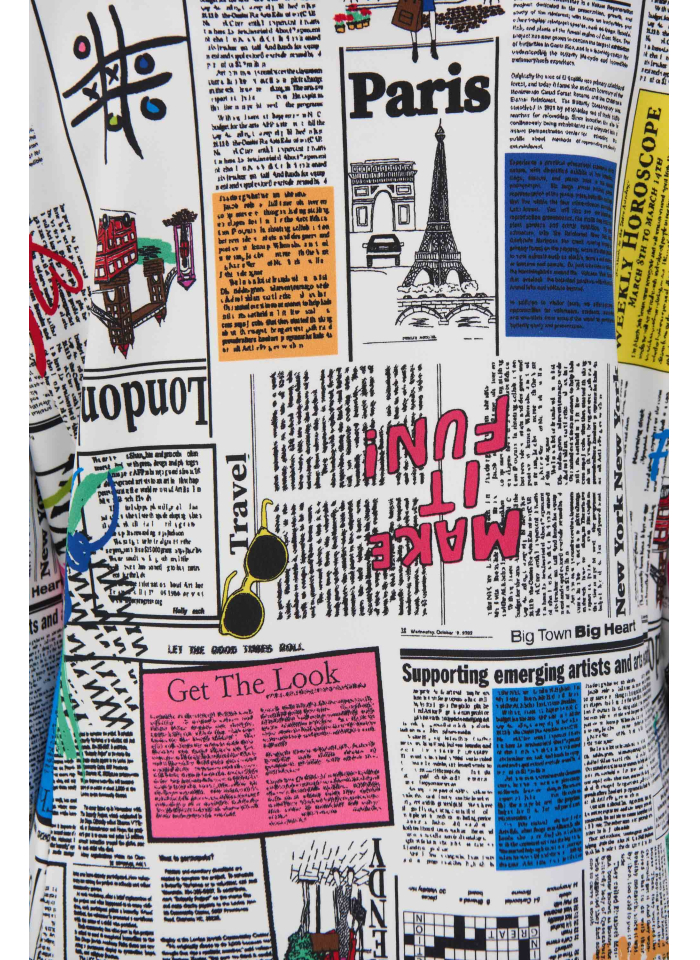 Joseph Ribkoff 252088 Marynarka kolorowa z motywem gazety