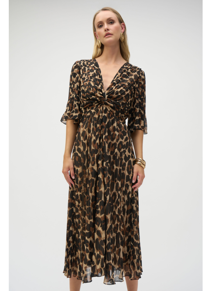 Joseph Ribkoff 252935 Sukienka z motywem panterki