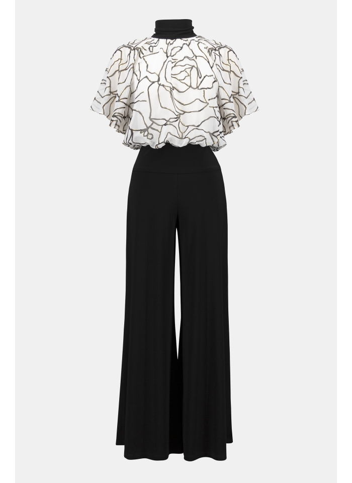 Joseph Ribkoff 253733 Kombinezon z efektownym wiązaniem na plecach.