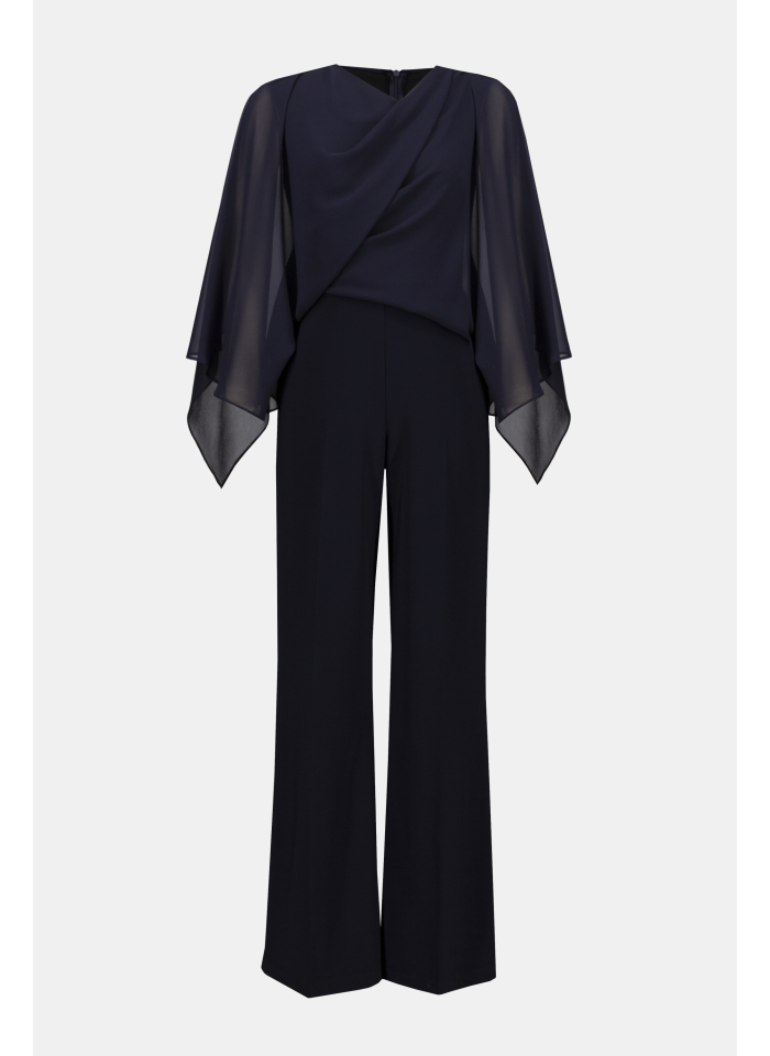 Joseph Ribkoff 254705 Elegancki kombinezon w granatowym kolorze.
