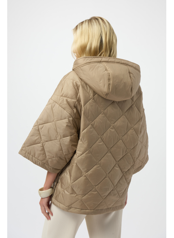 Joseph Ribkoff 254914 Beżowa, pikowana kurtka