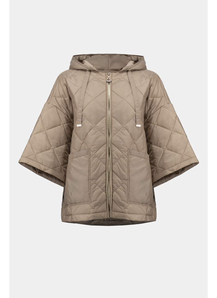 Joseph Ribkoff 254914 Beżowa, pikowana kurtka