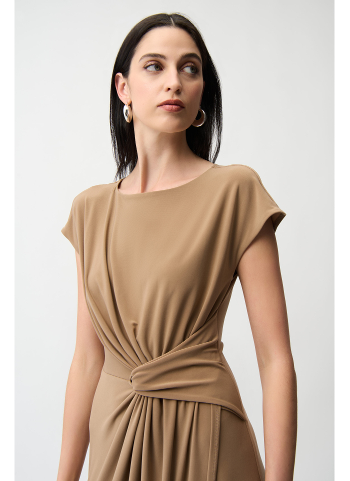 Joseph Ribkoff 261146 Karmelowa sukienka