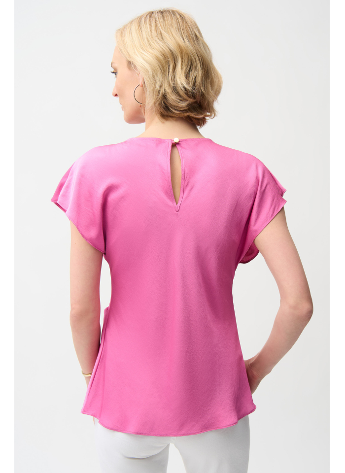 Joseph Ribkoff 261149 Bluzka z efektownym podpięciem w talii.