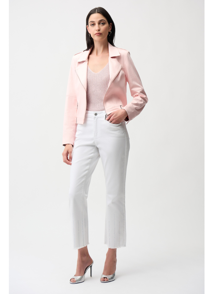 Joseph Ribkoff 261910 Stylowa kurtka w kolorze pudrowego różu