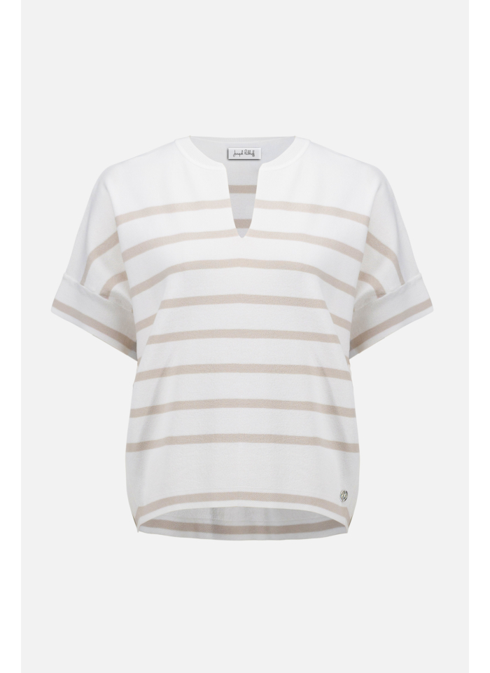 Joseph Ribkoff 261921 Dzianinowa bluzka z opadającym rękawem.