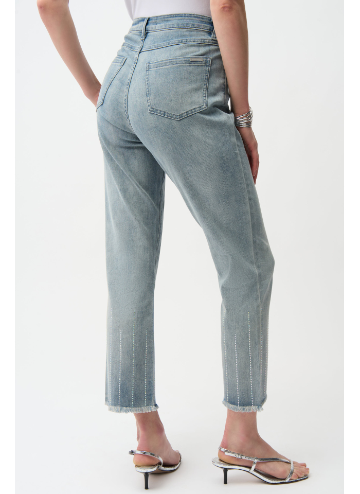 Joseph Ribkoff 261945 spodnie jeansy zdobione dżetami