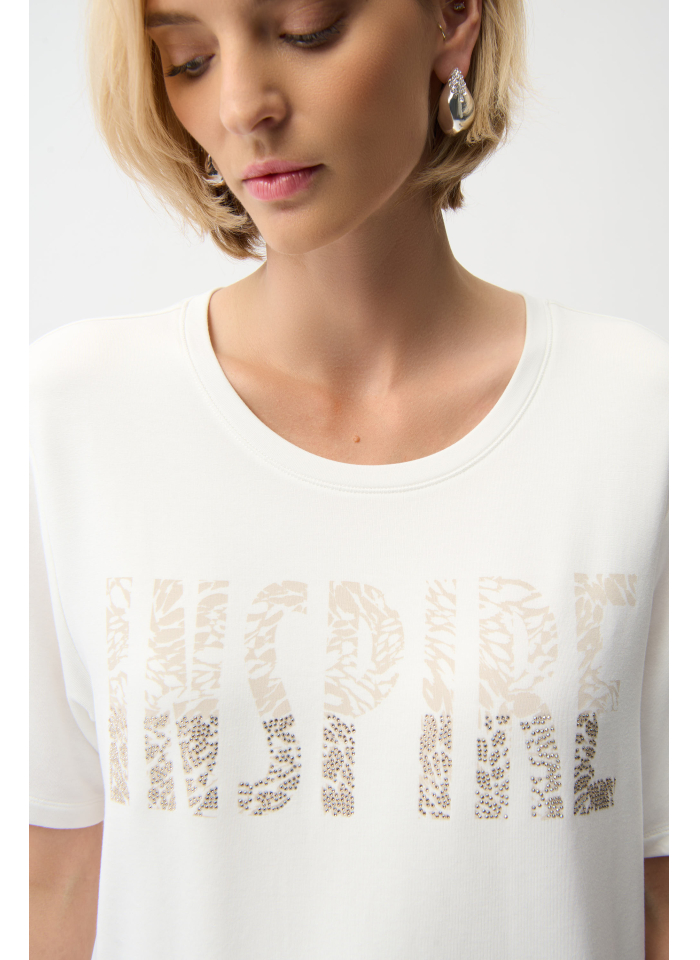 Joseph Ribkoff 261967 Bluzka z krótkim rękawem.