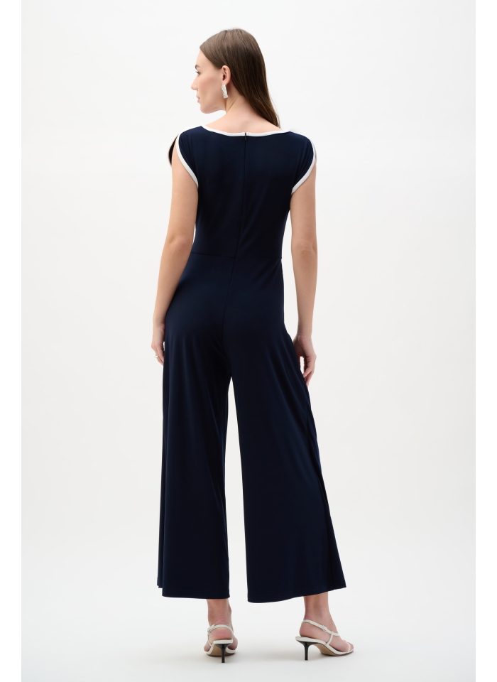 Joseph Ribkoff 262092 Elegancki, granatowy kombinezon.