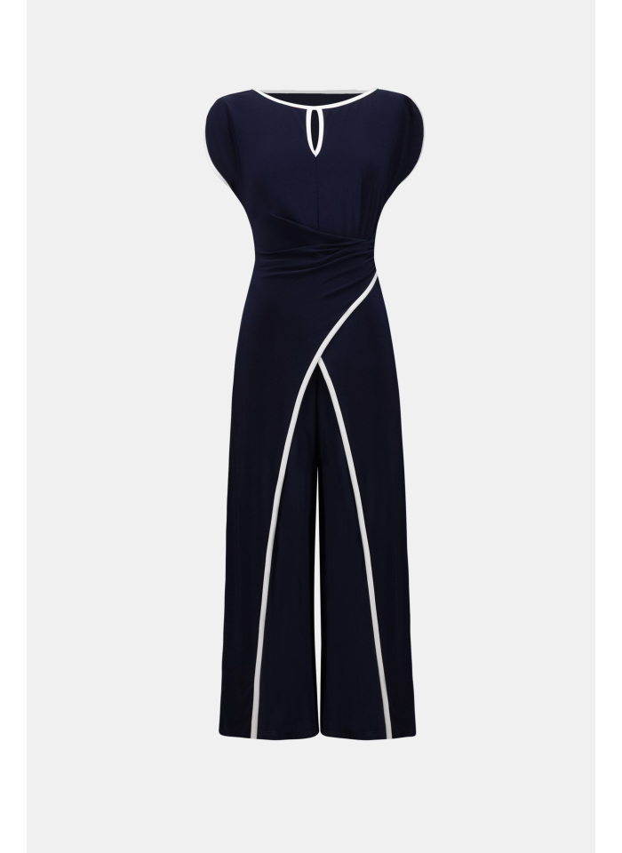 Joseph Ribkoff 262092 Elegancki, granatowy kombinezon.