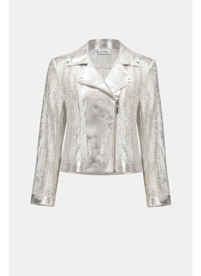 Joseph Ribkoff 262902 Ramoneska w kolorze champana z srebrnym połyskiem