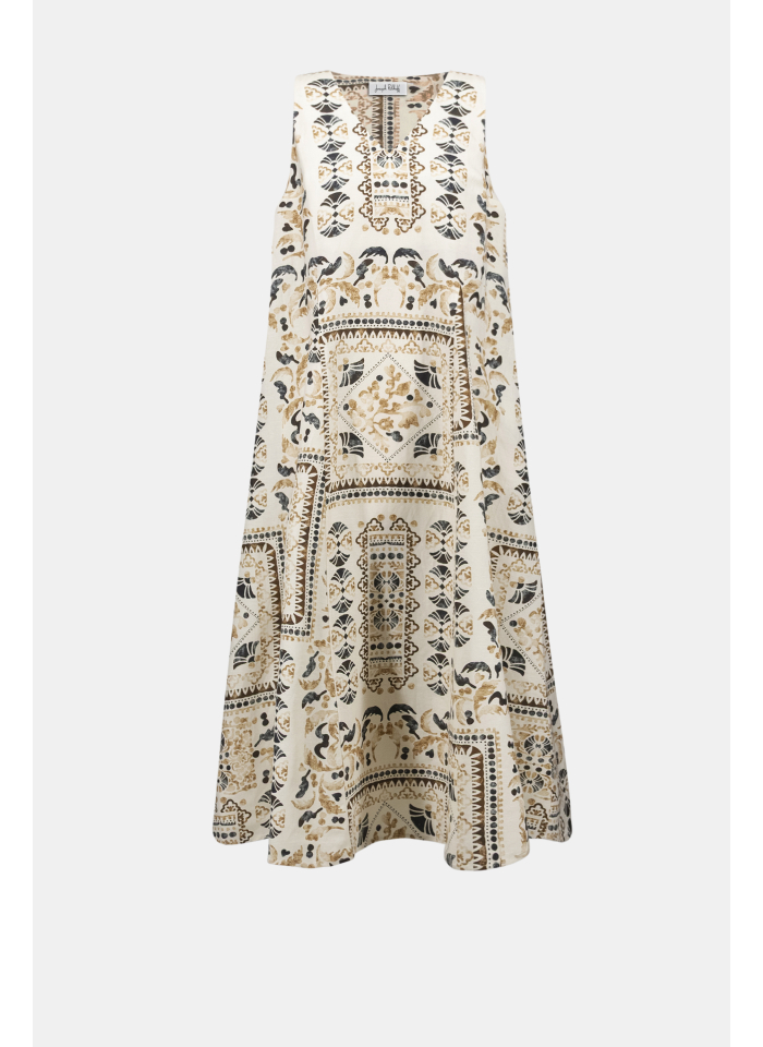 Joseph Ribkoff 262908 lniana sukienka w stylu boho
