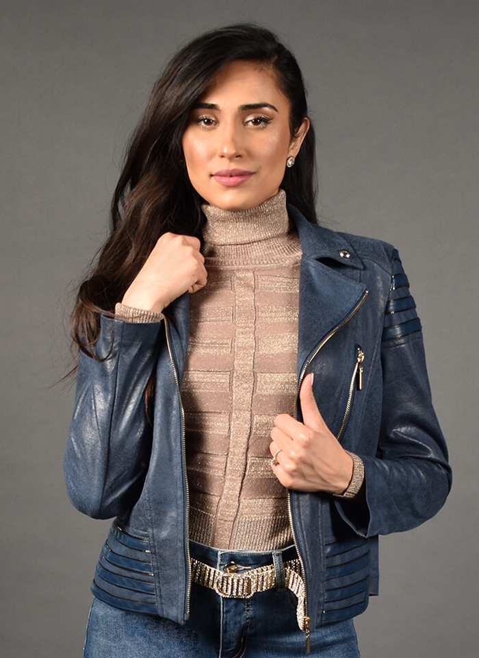 Frank Lyman. Kurtka z wykładanym kołnierzem 2 kolory