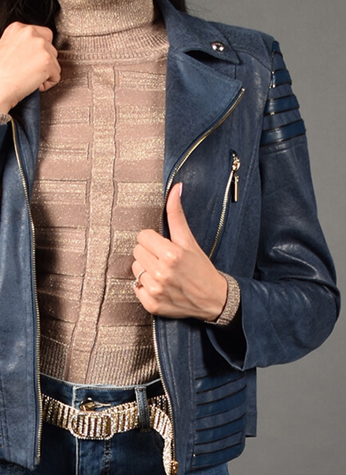 Frank Lyman. Kurtka z wykładanym kołnierzem 2 kolory