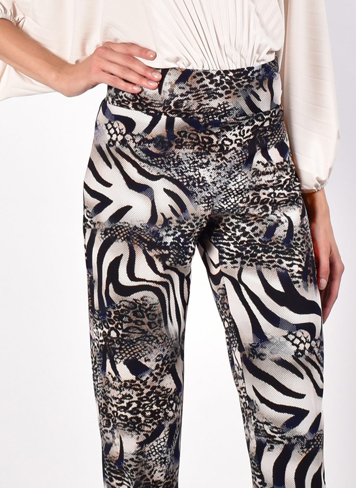 Frank Lyman, Spodnie w zwierzęcy print.