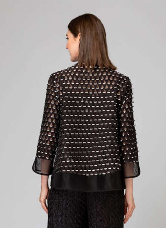Joseph Ribkoff, Czarny żakiet - siateczka