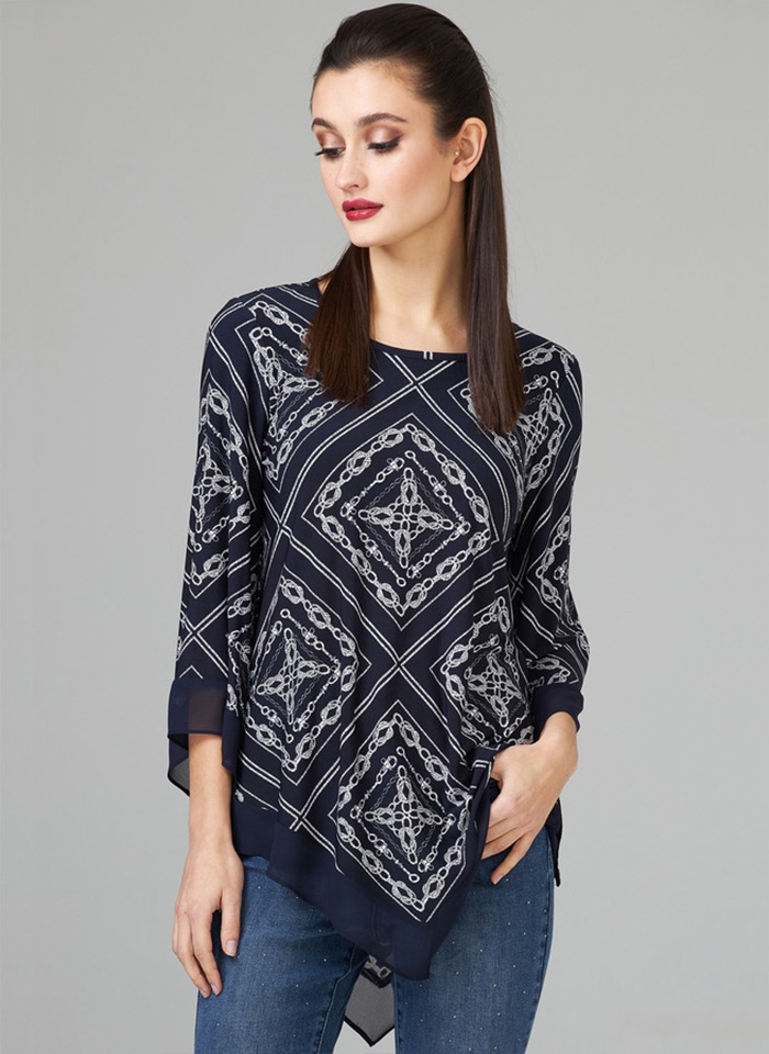 Joseph Ribkoff, Bluzka w stylu jachtingowym.