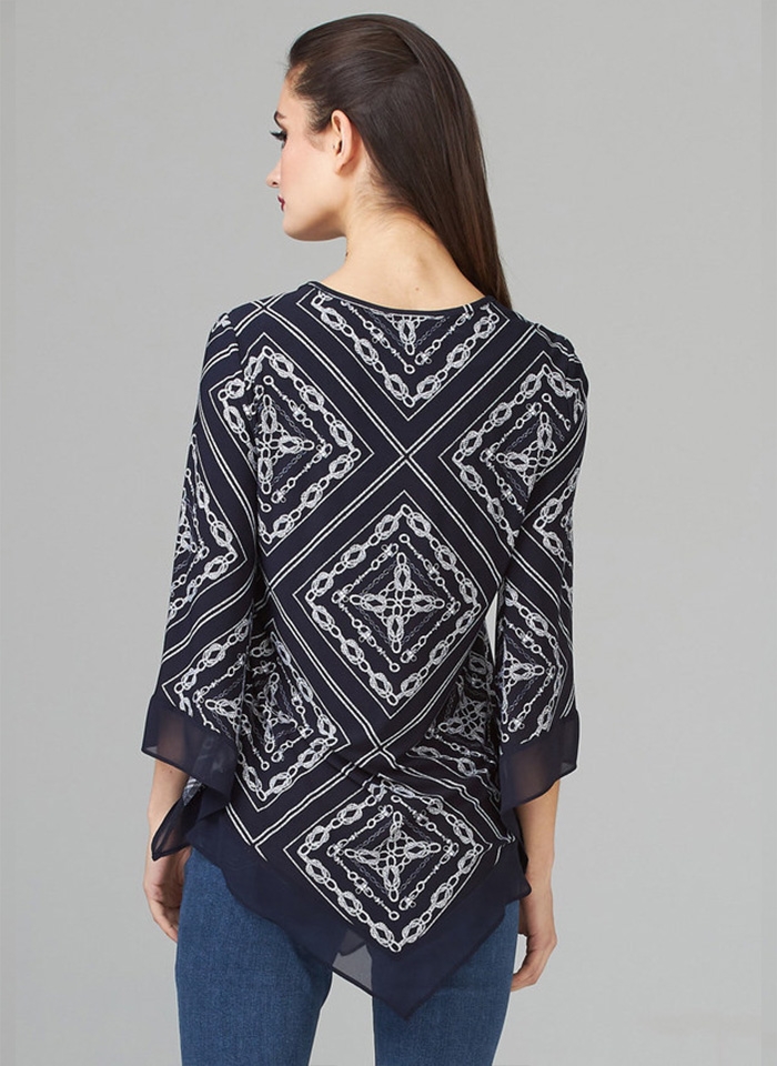 Joseph Ribkoff, Bluzka w stylu jachtingowym.