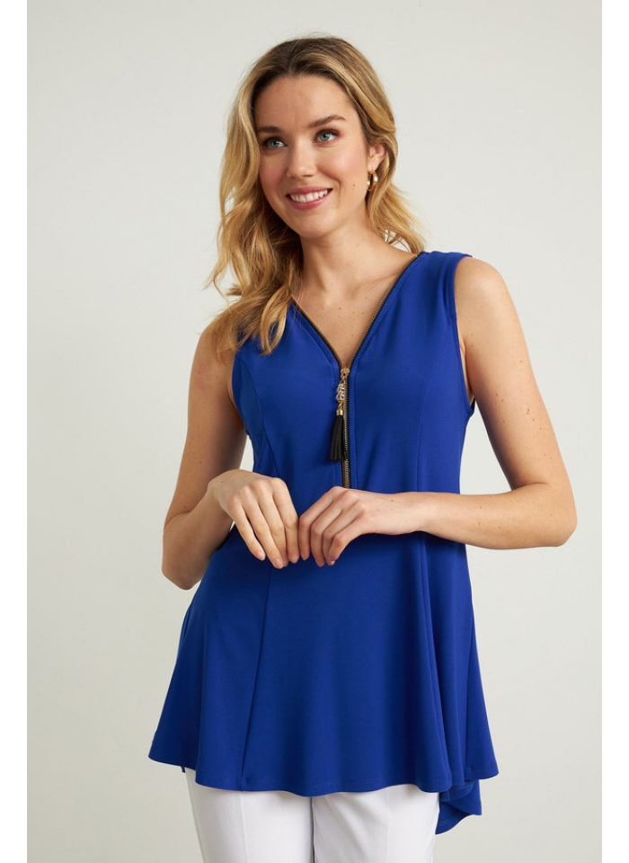 Joseph Ribkoff. Elegancka bluzka bez rękawów, 2 kolory