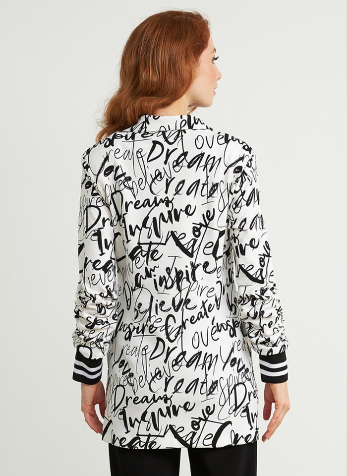 Joseph Ribkoff, Długi żakiet w graficzny wzór