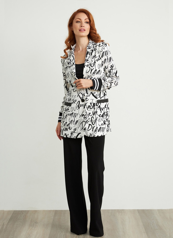 Joseph Ribkoff, Długi żakiet w graficzny wzór