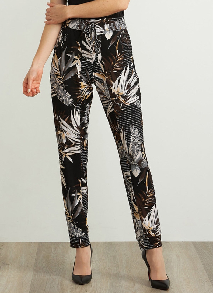 Joseph Ribkoff, Spodnie w tropikalny wzór.