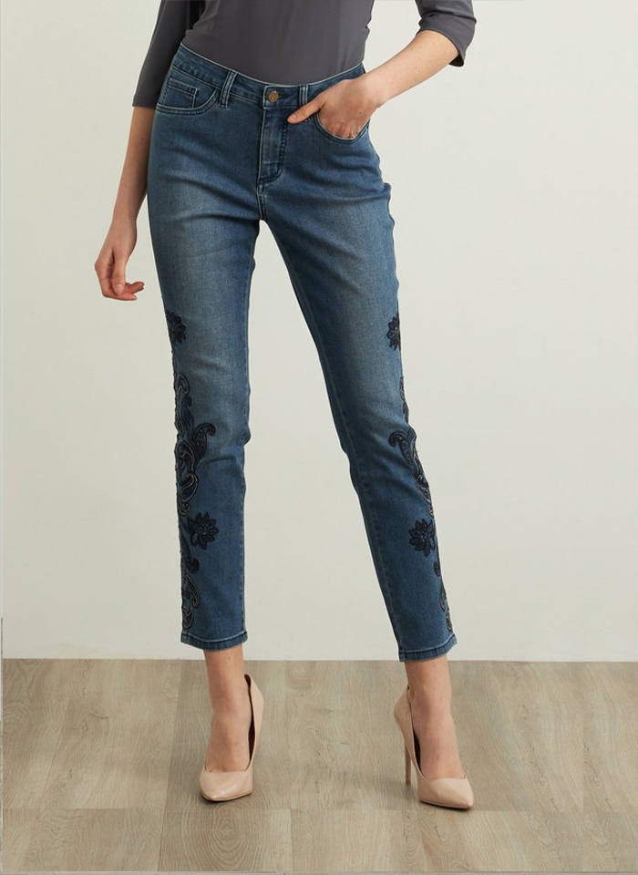 Joseph Ribkoff, Spodnie typu dżins z haftem