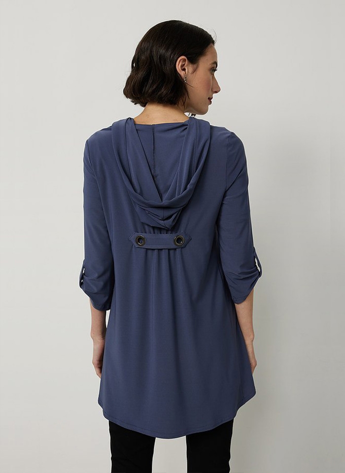 Joseph Ribkoff, Tunika w sportowym stylu z kapturem.