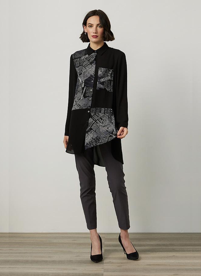 Joseph Ribkoff, Koszula z graficznym printem.