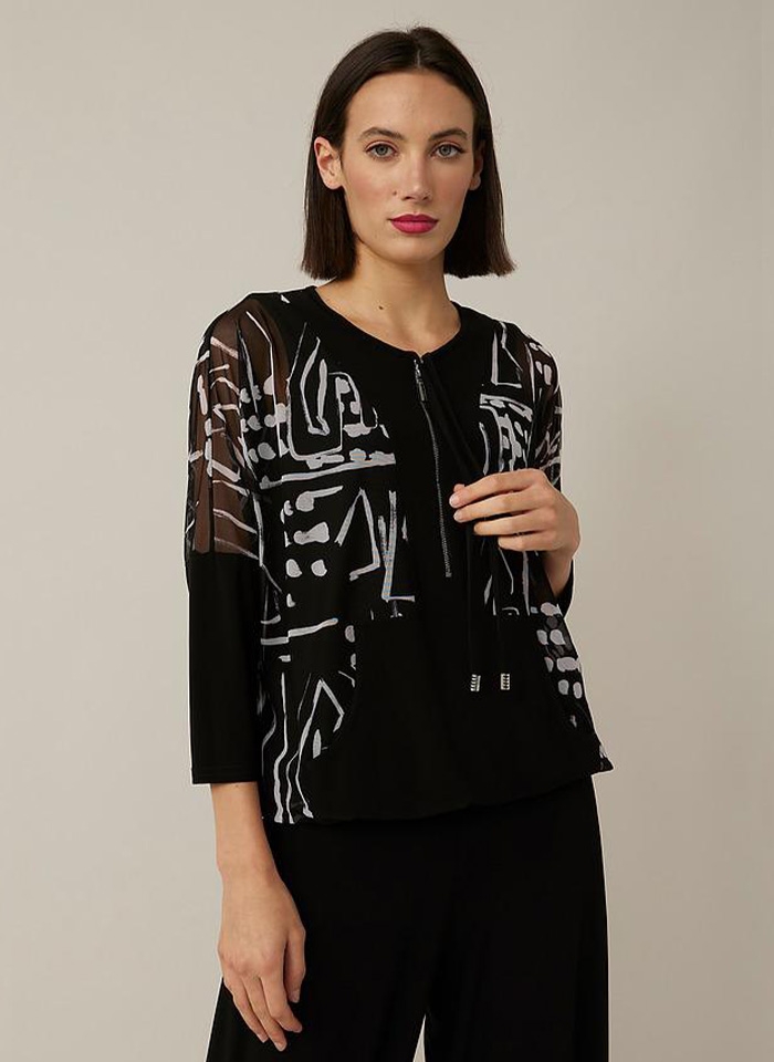 Joseph Ribkoff. Sportowa bluza typu kangurka