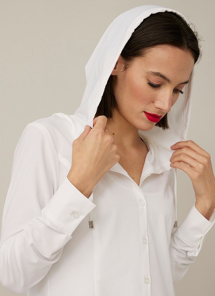 Joseph Ribkoff, Koszula w sportowym stylu z kapturem,