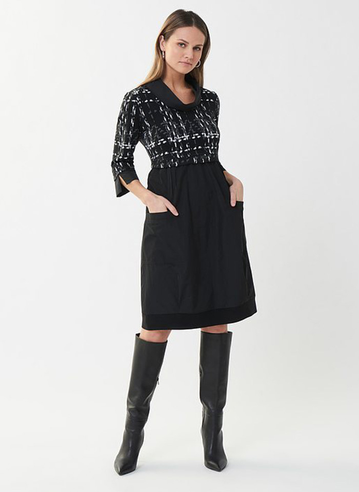 Joseph Ribkoff, Sukienka w kratę.