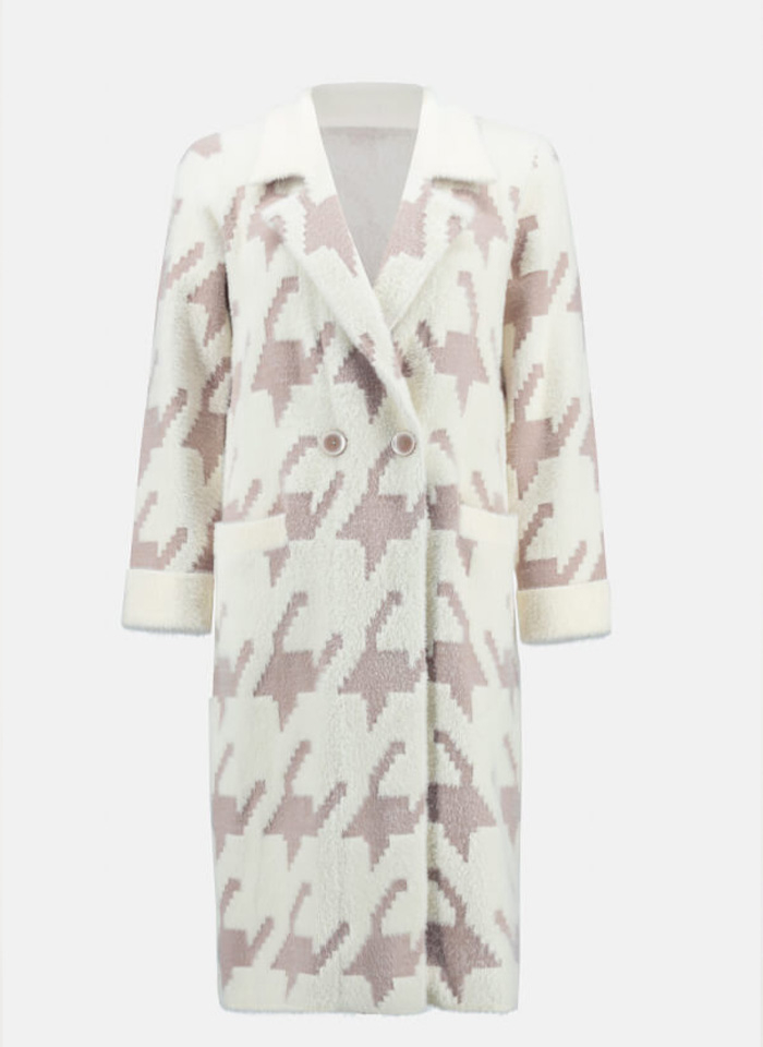 Joseph Ribkoff, Długi dzianinowy płaszcz.