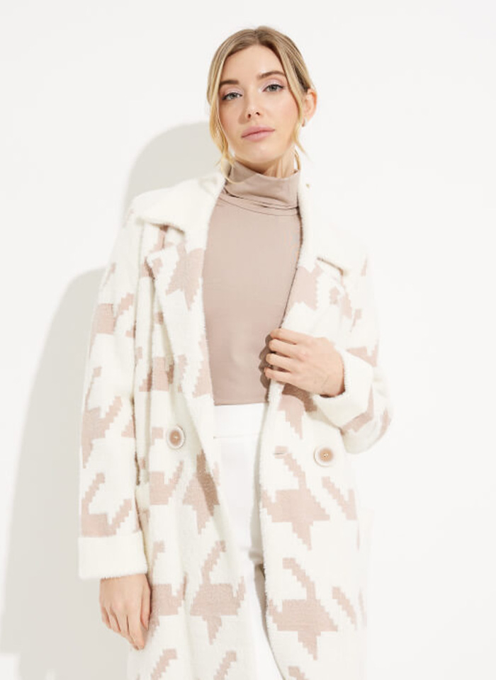 Joseph Ribkoff, Długi dzianinowy płaszcz.