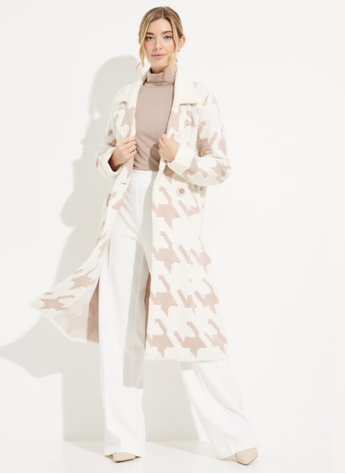 Joseph Ribkoff, Długi dzianinowy płaszcz.