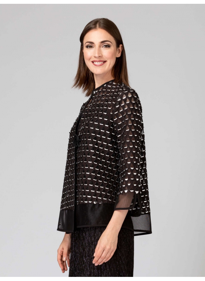 Joseph Ribkoff, Czarny żakiet - siateczka