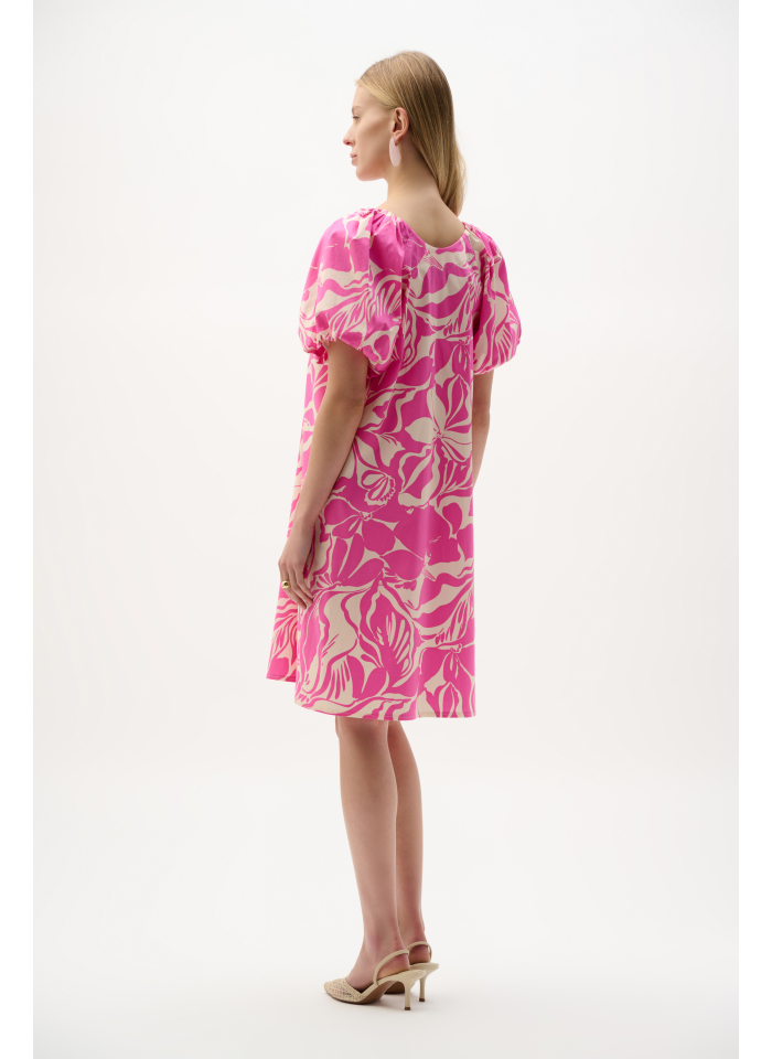 Joseph Ribkoff 262127 Bawełniana sukienka w kwiaty.